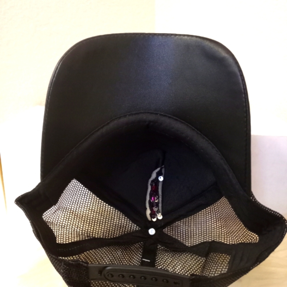 Pink Reversible Sequins Snapback Baseball Cap - Picture 5 of 6